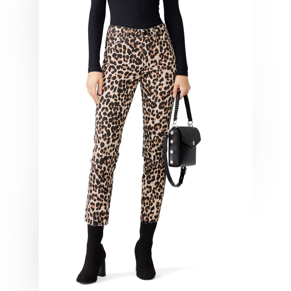 PAIGE Leopard Jeans sz 27